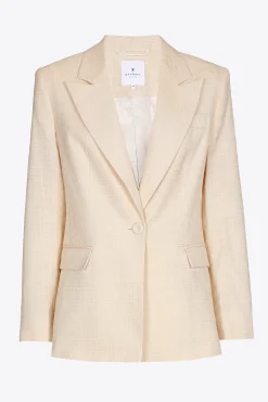 Blazer met fijne textuur