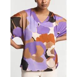 Blouse met bloemenprint
