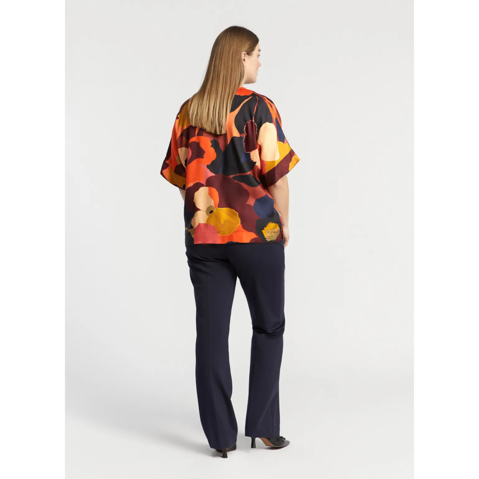 Blouse met bloemenprint