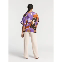 Blouse met bloemenprint