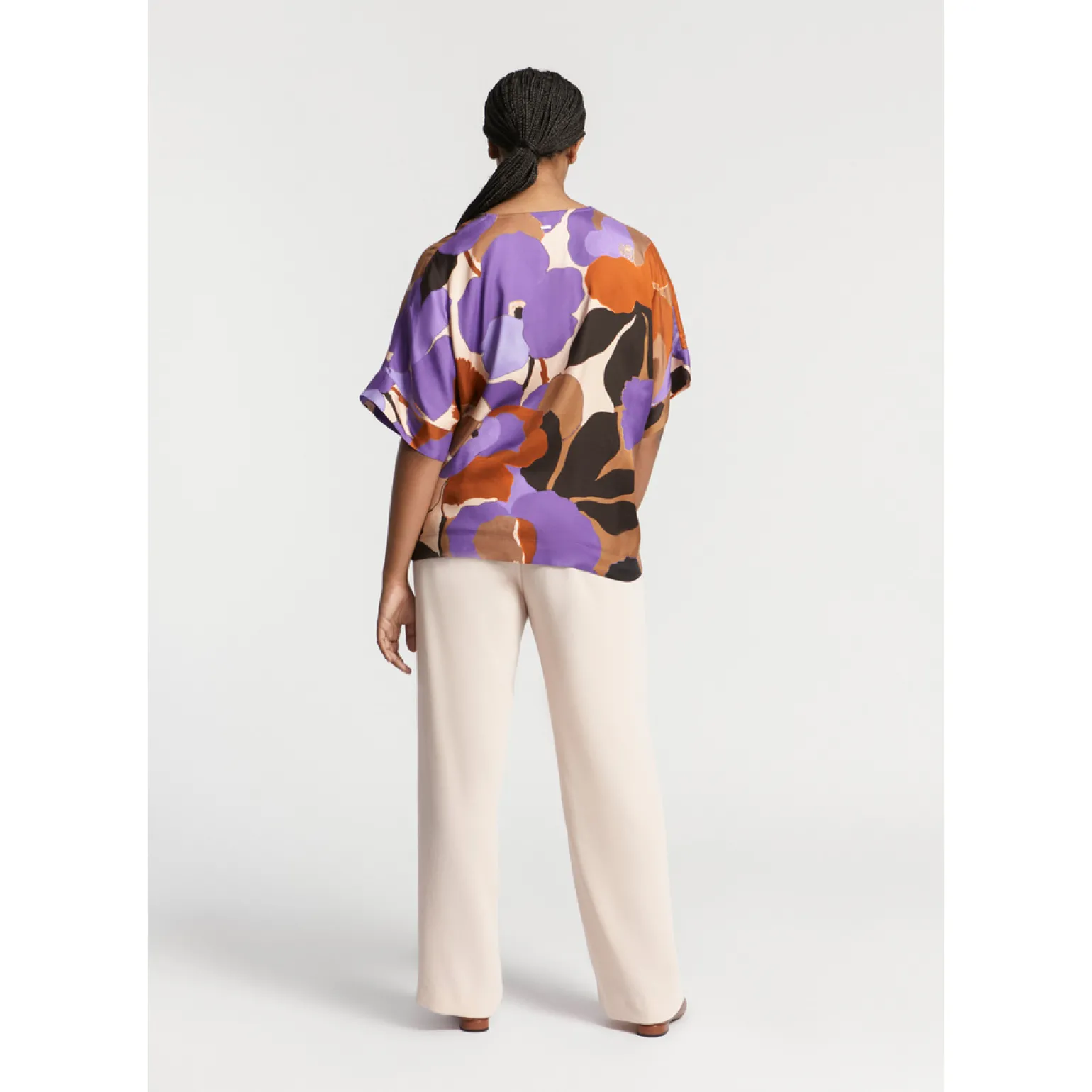 Blouse met bloemenprint
