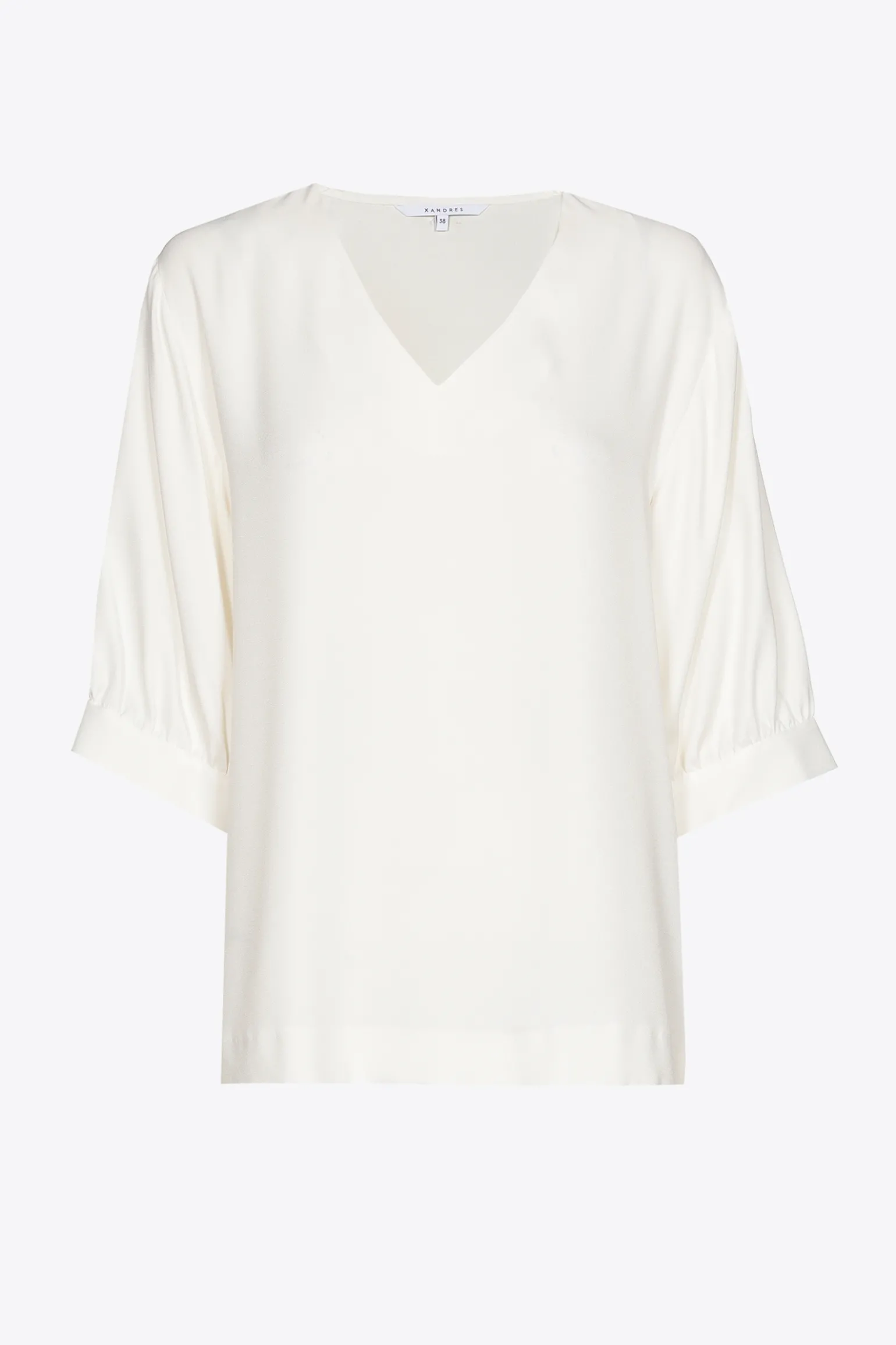 Blouse met gefronste mouwen