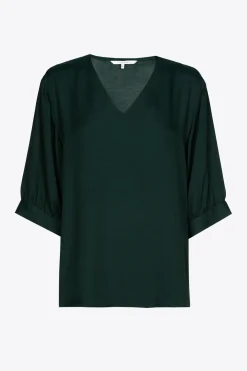 Blouse met gefronste mouwen