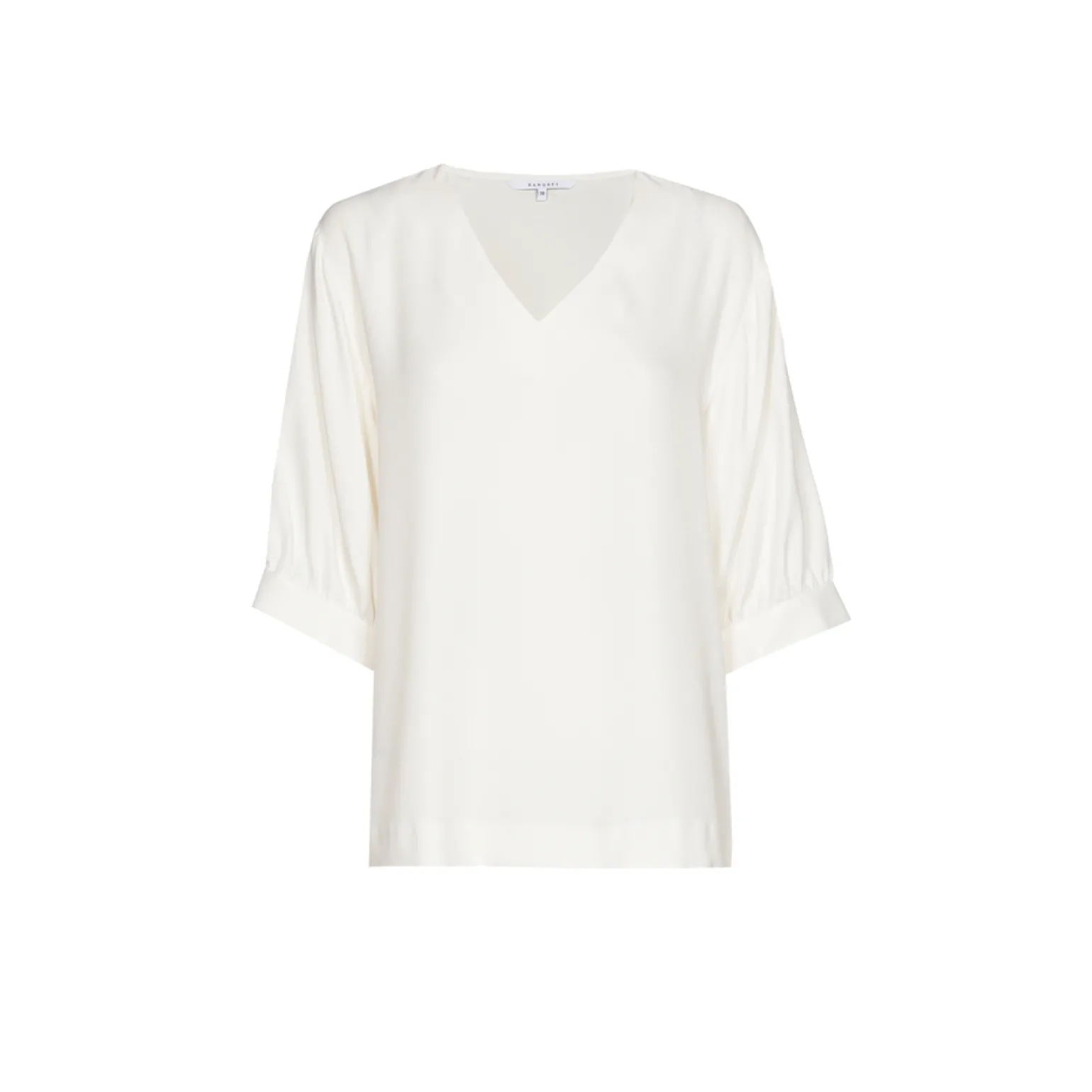 Blouse met gefronste mouwen