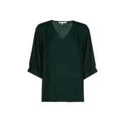 Blouse met gefronste mouwen
