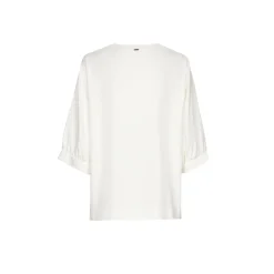 Blouse met gefronste mouwen