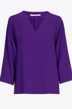 Blouse met V-hals