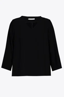 Blouse met V-hals