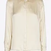 Blouse met zijde