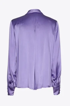 Blouse met zijde