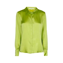 Blouse met zijde