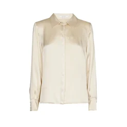Blouse met zijde