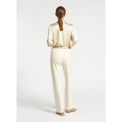 Blouse met zijde