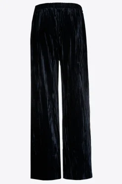 Broek in crushed velvet