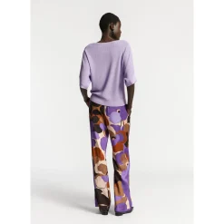 Broek met bloemenprint