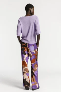 Broek met bloemenprint