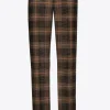 Broek met grote ruitenprint