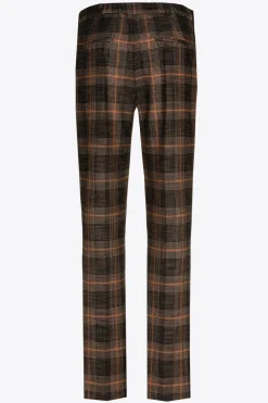 Broek met grote ruitenprint