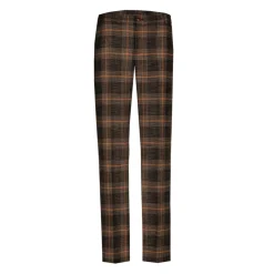 Broek met grote ruitenprint