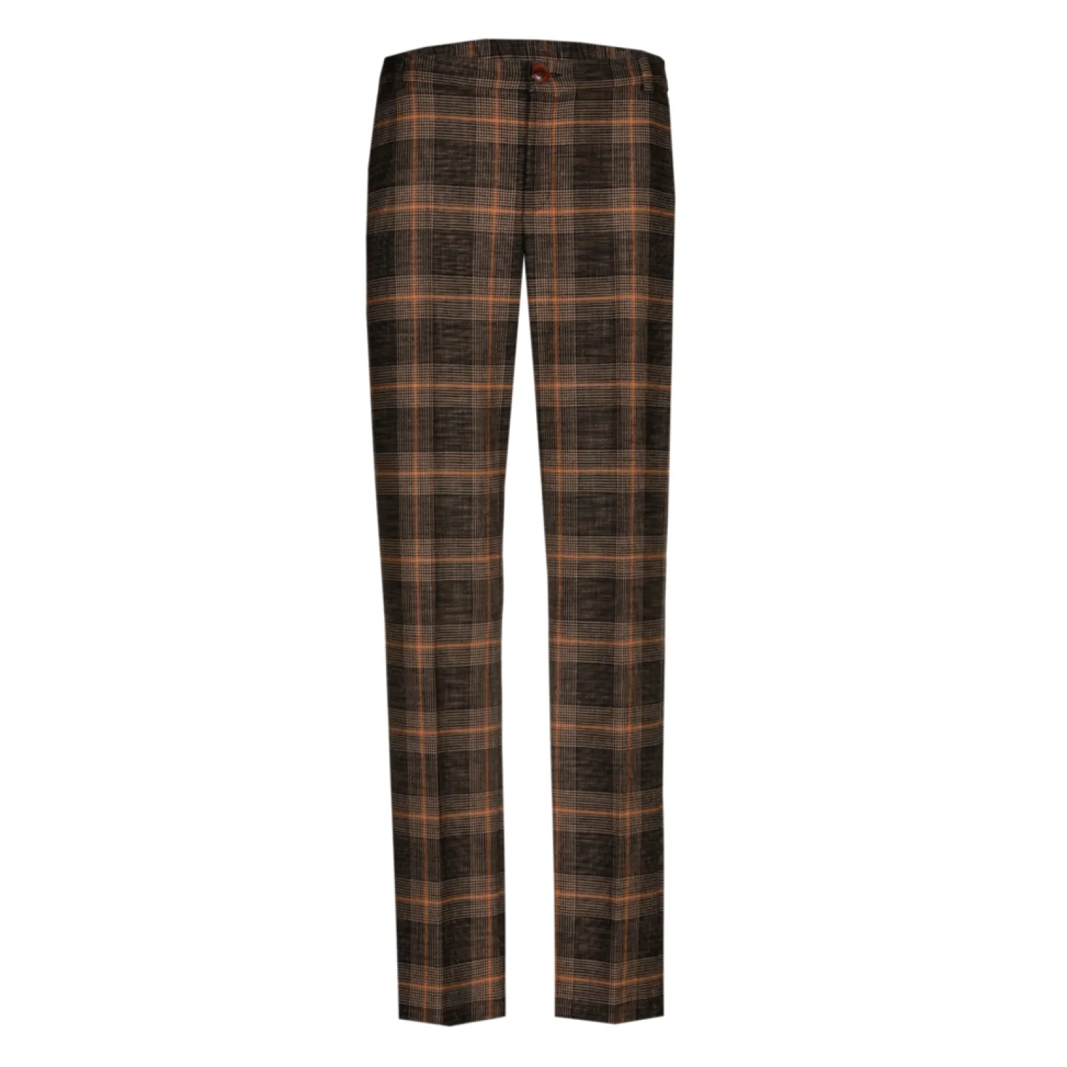 Broek met grote ruitenprint