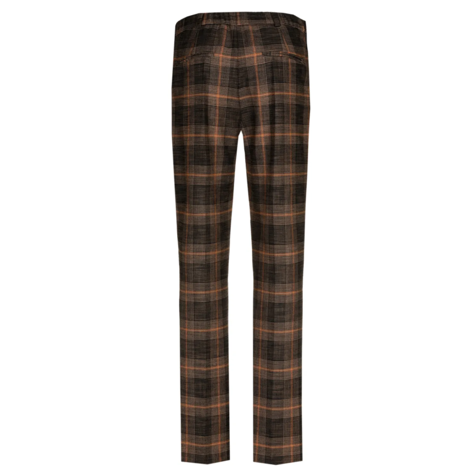 Broek met grote ruitenprint