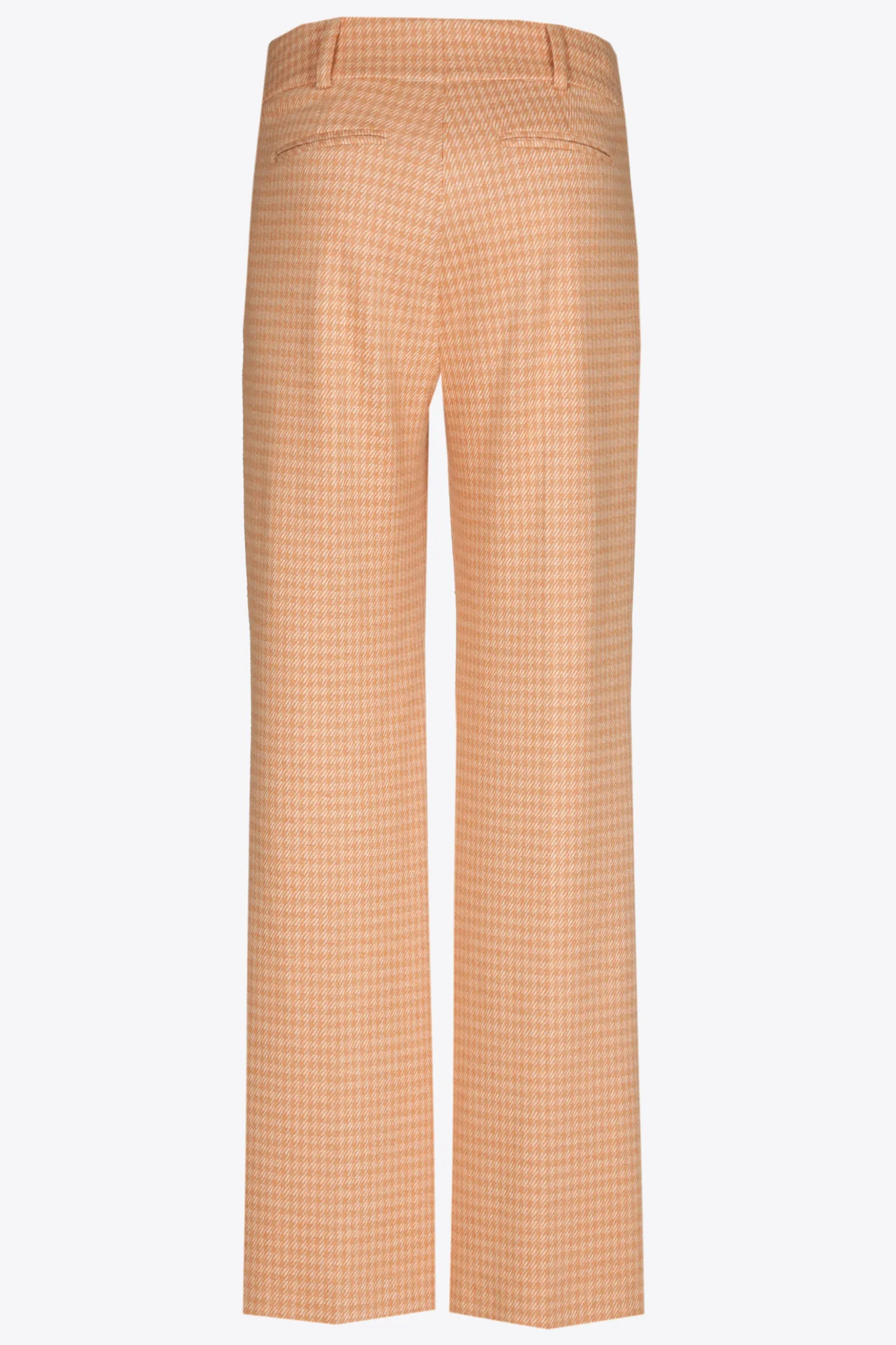 Broek met pied-de-poule print
