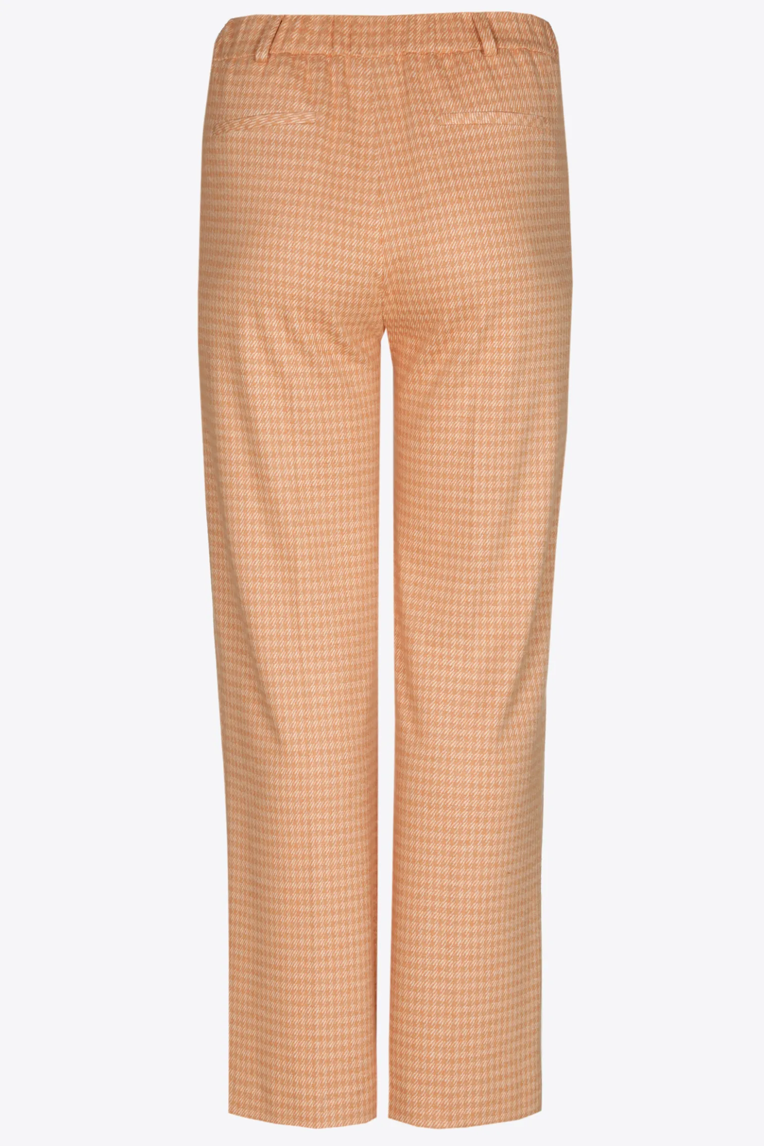 Broek met pied-de-poule print