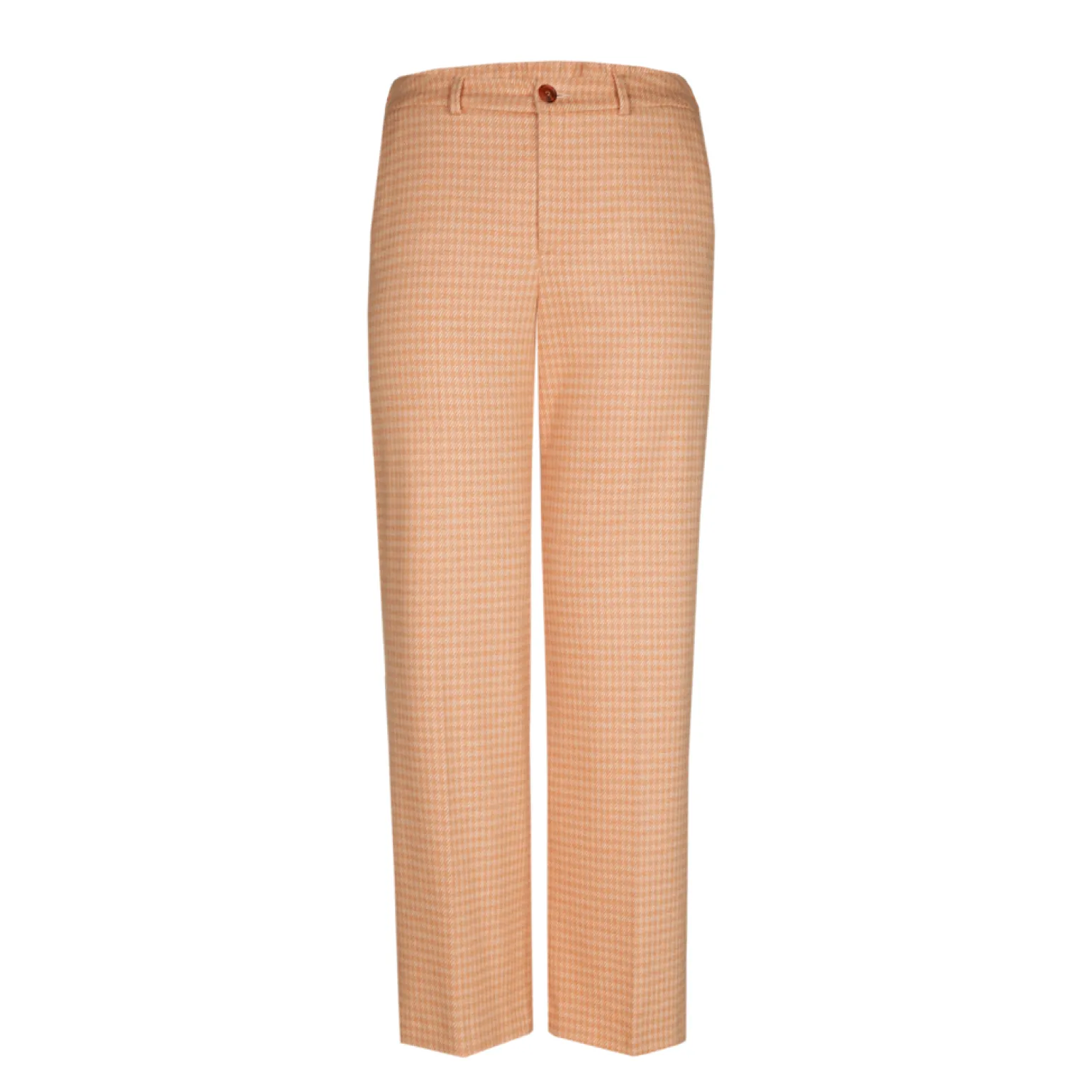 Broek met pied-de-poule print