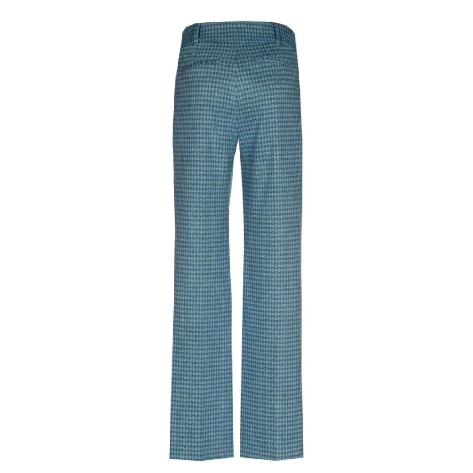 Broek met pied-de-poule print