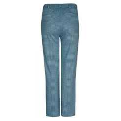 Broek met pied-de-poule print