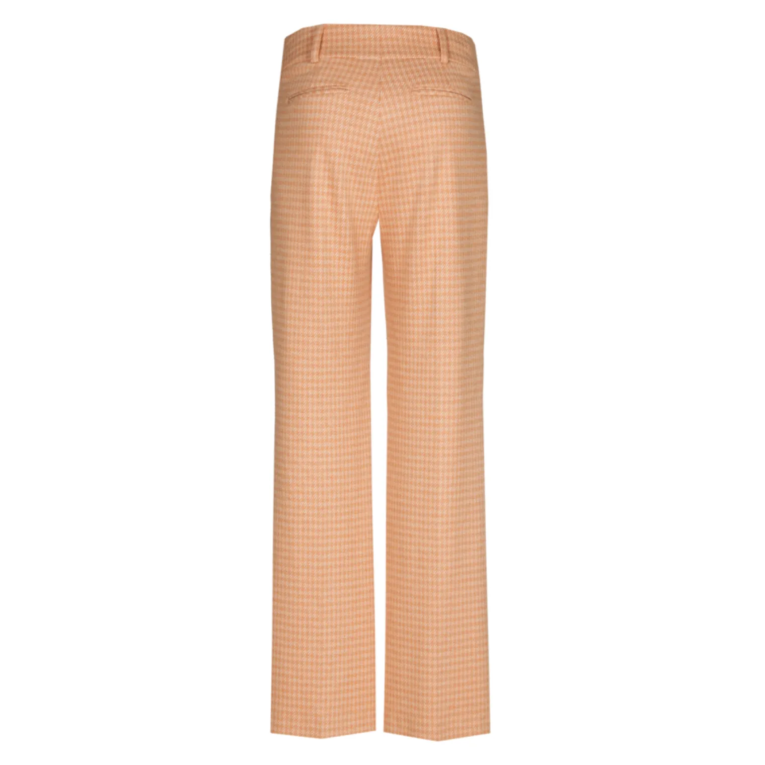 Broek met pied-de-poule print