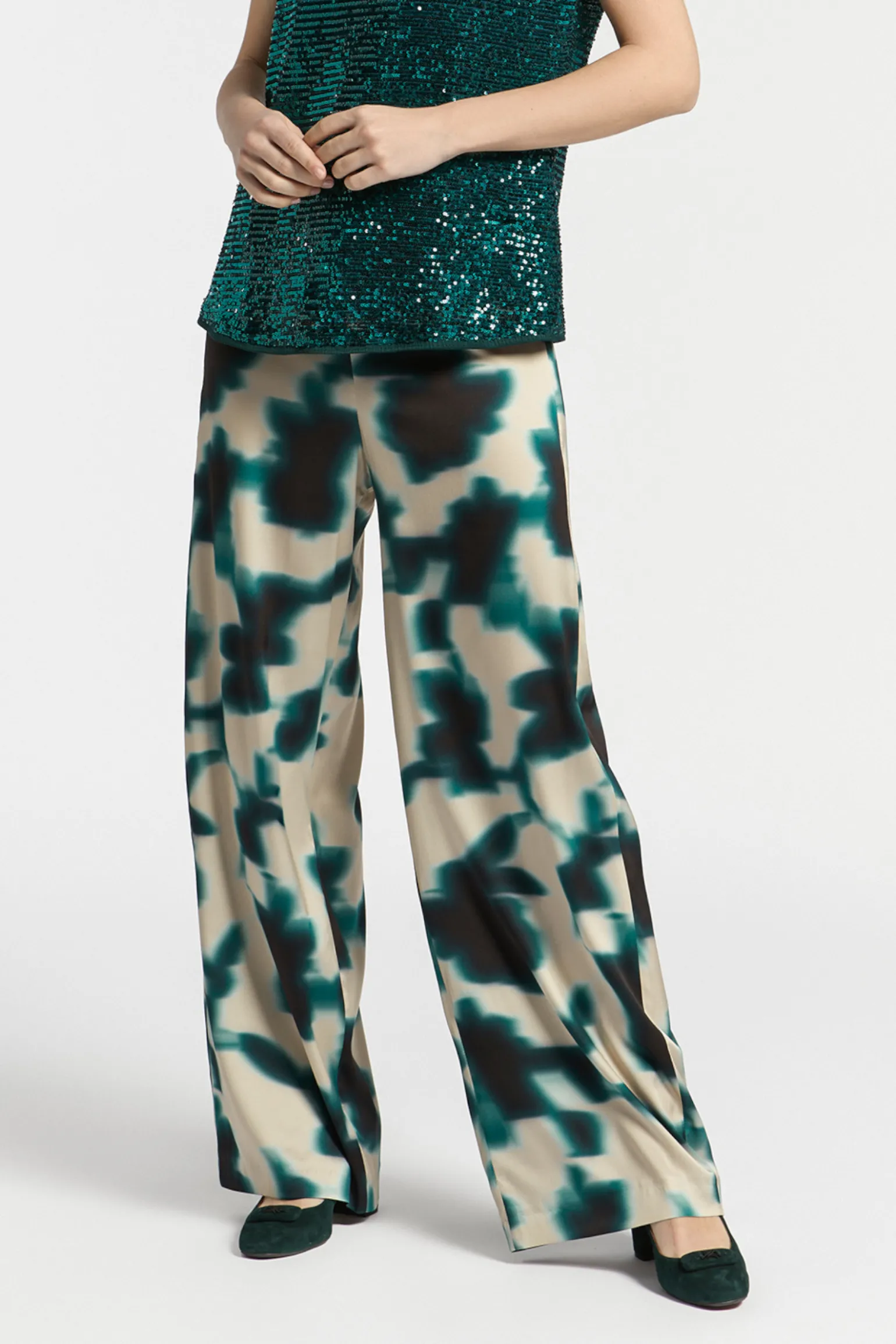 Broek met print