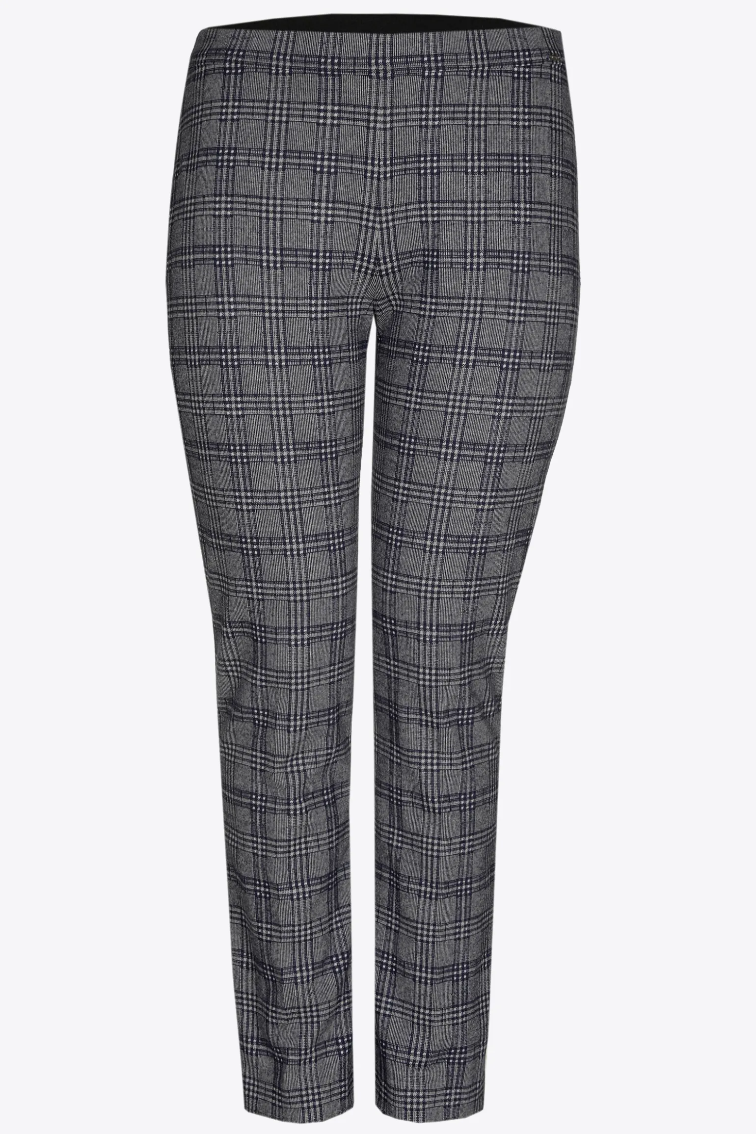 Broek met ruitenprint