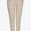 Broek met ruitenprint