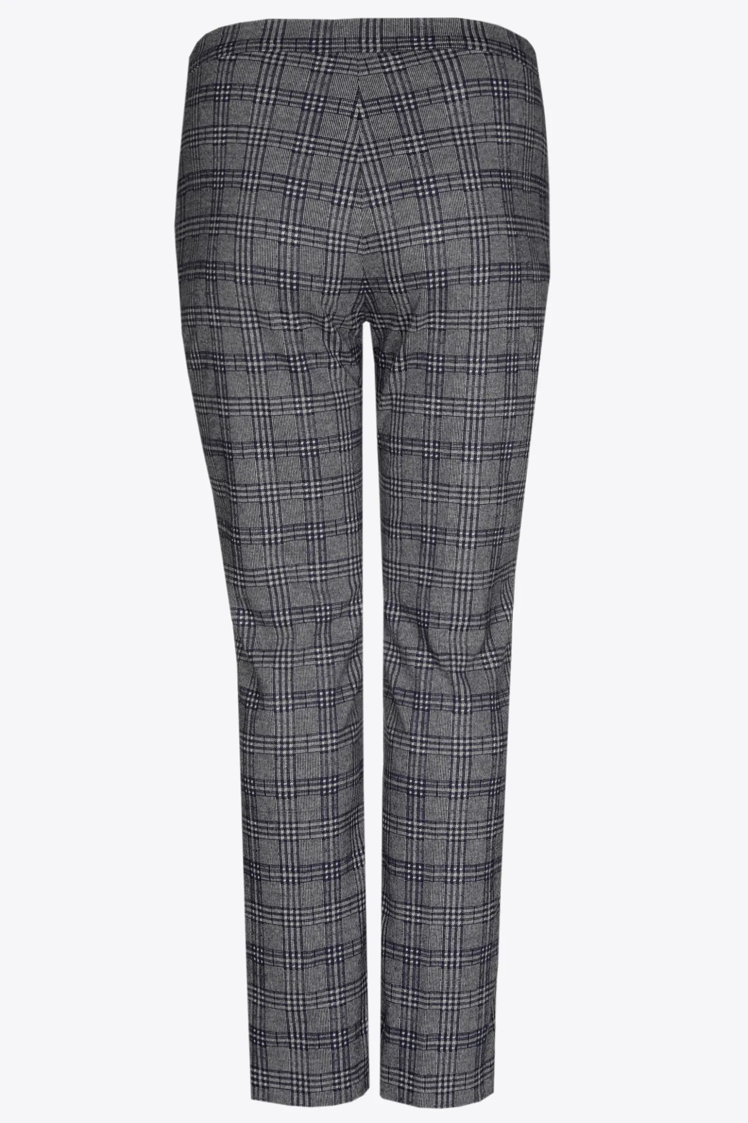 Broek met ruitenprint