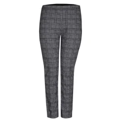 Broek met ruitenprint