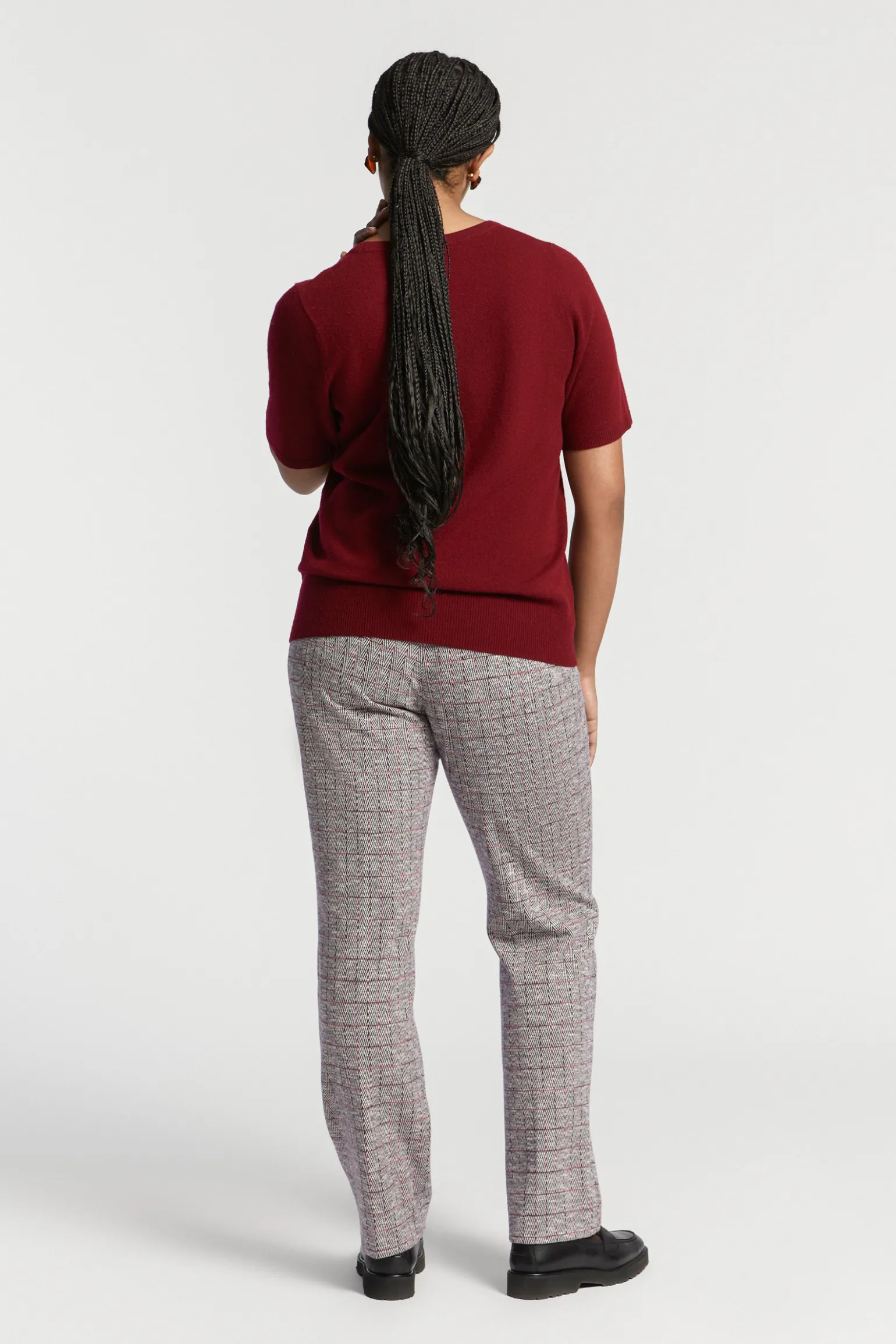 Broek met smalle pijpen