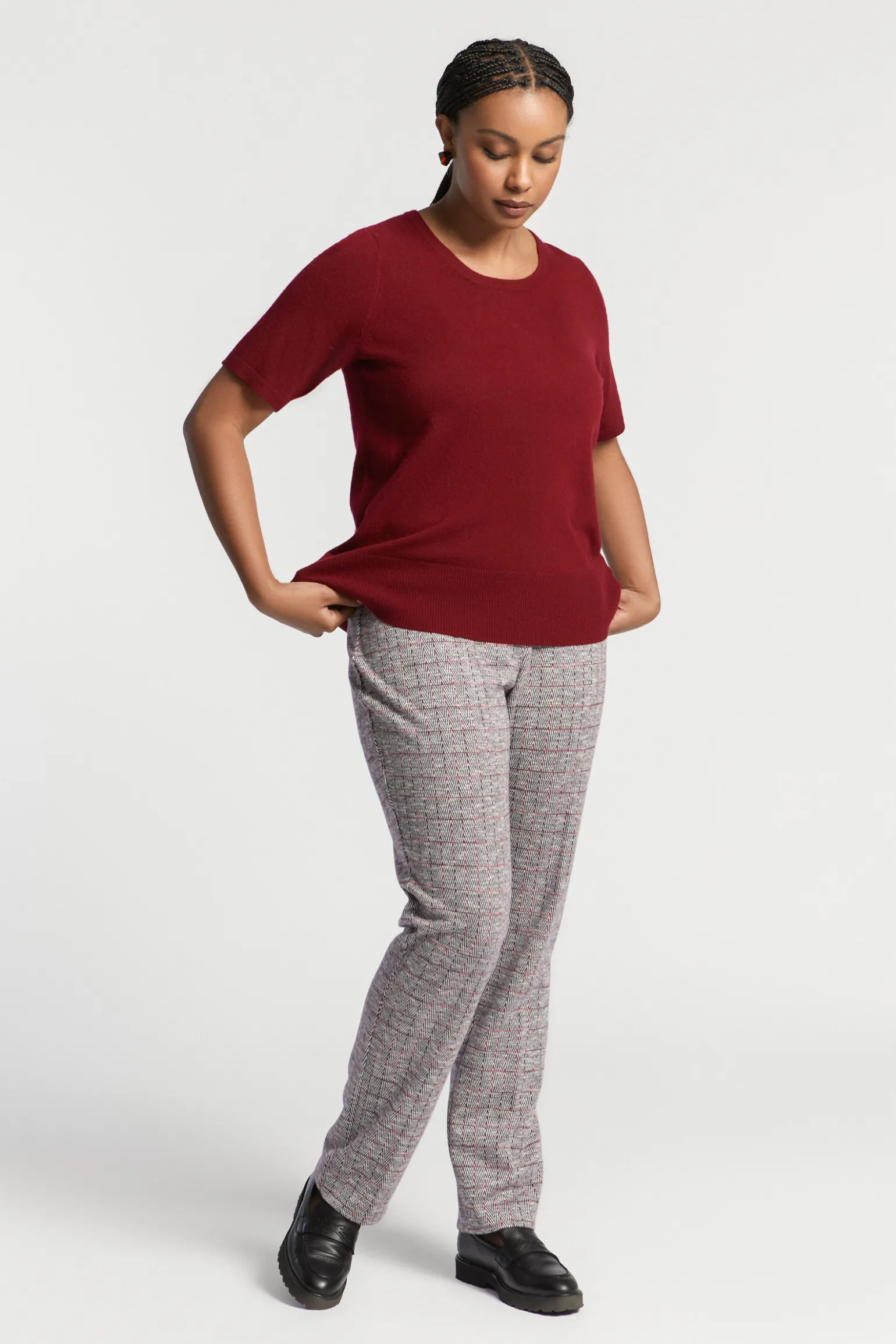 Broek met smalle pijpen