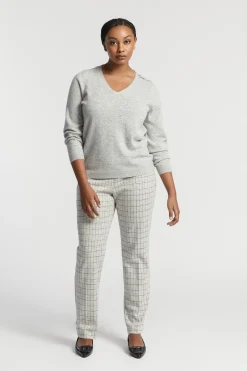 Broek met smalle pijpen