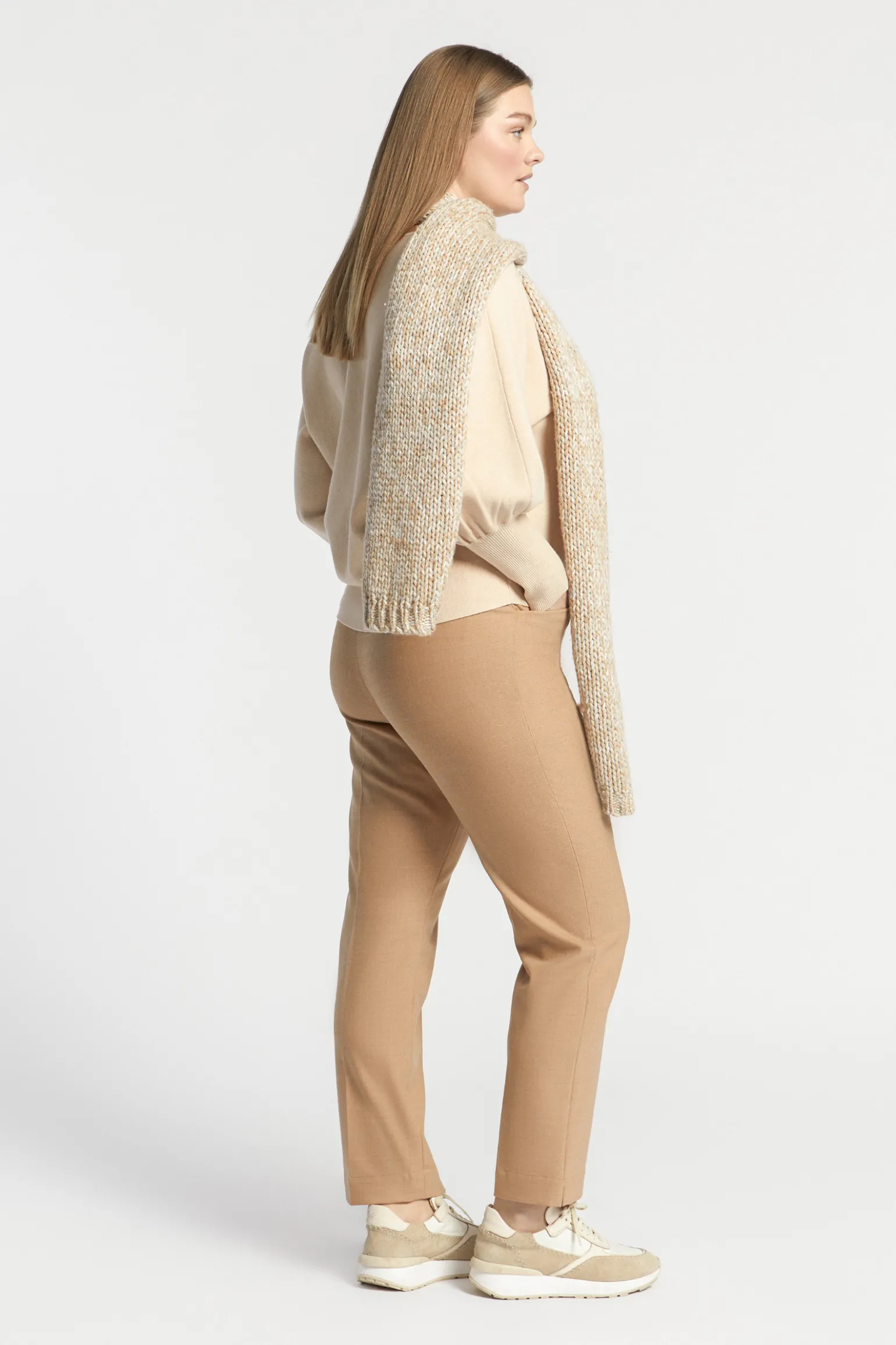 Broek met wol