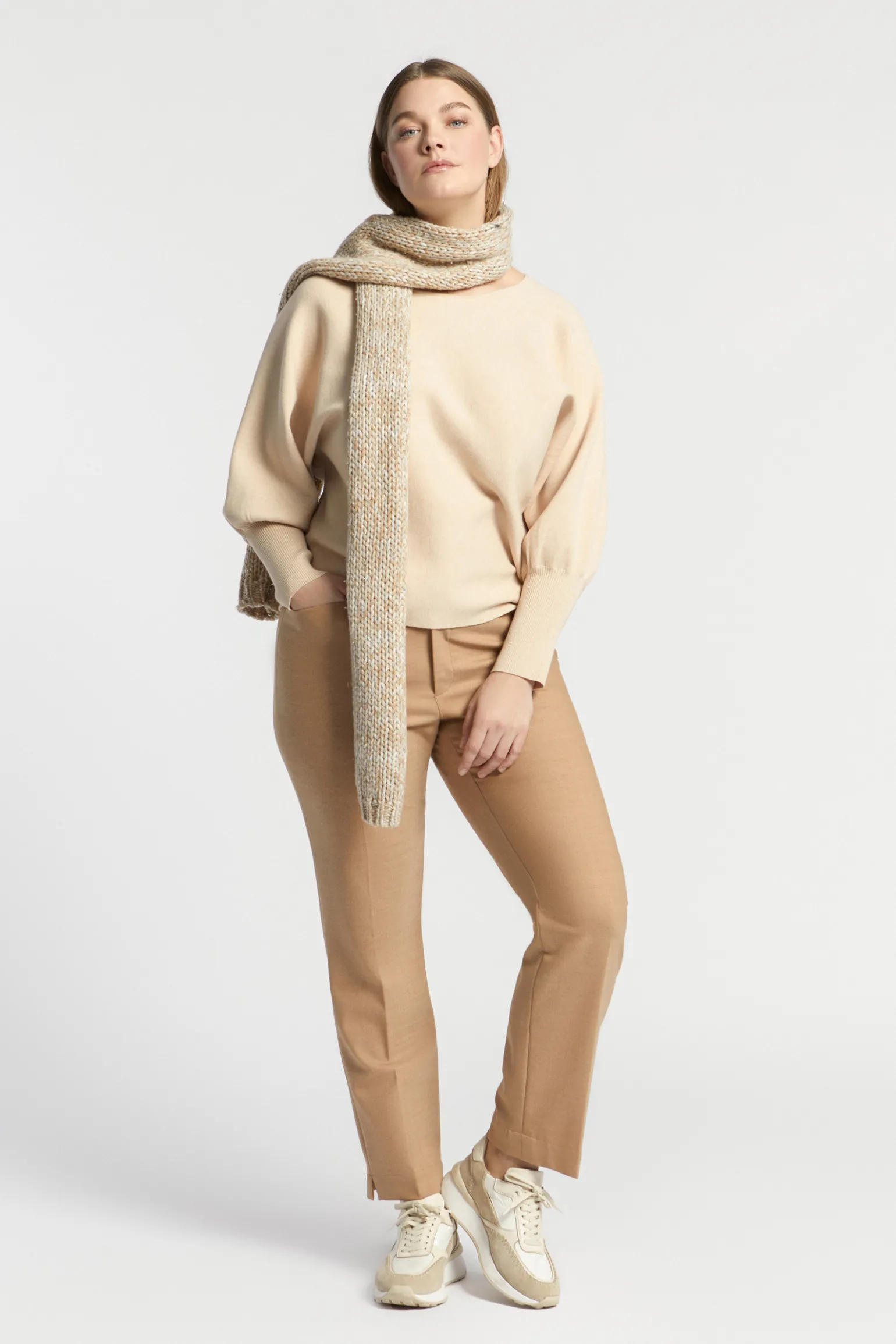 Broek met wol