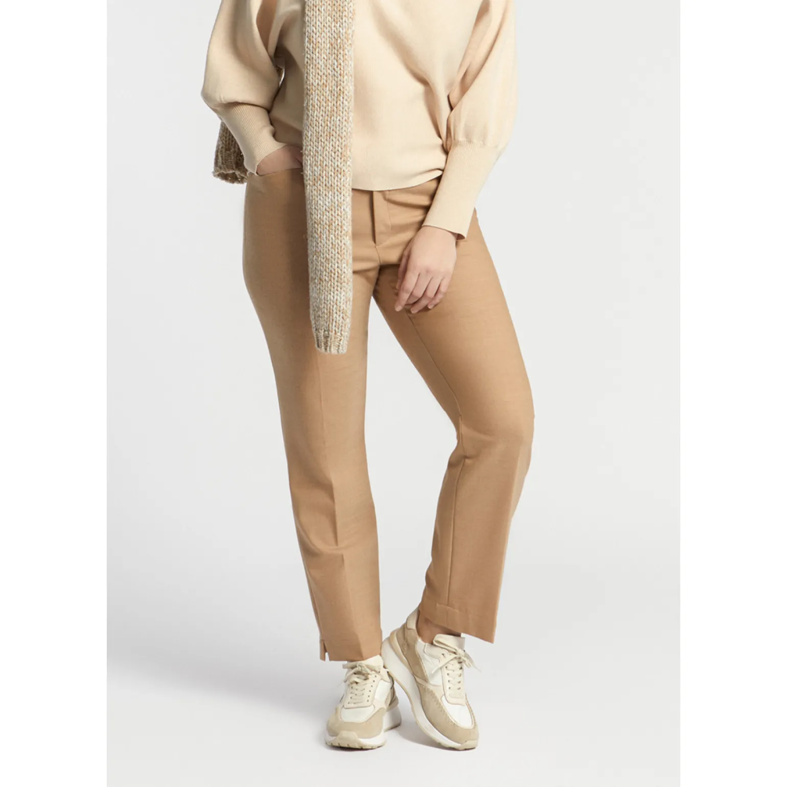 Broek met wol
