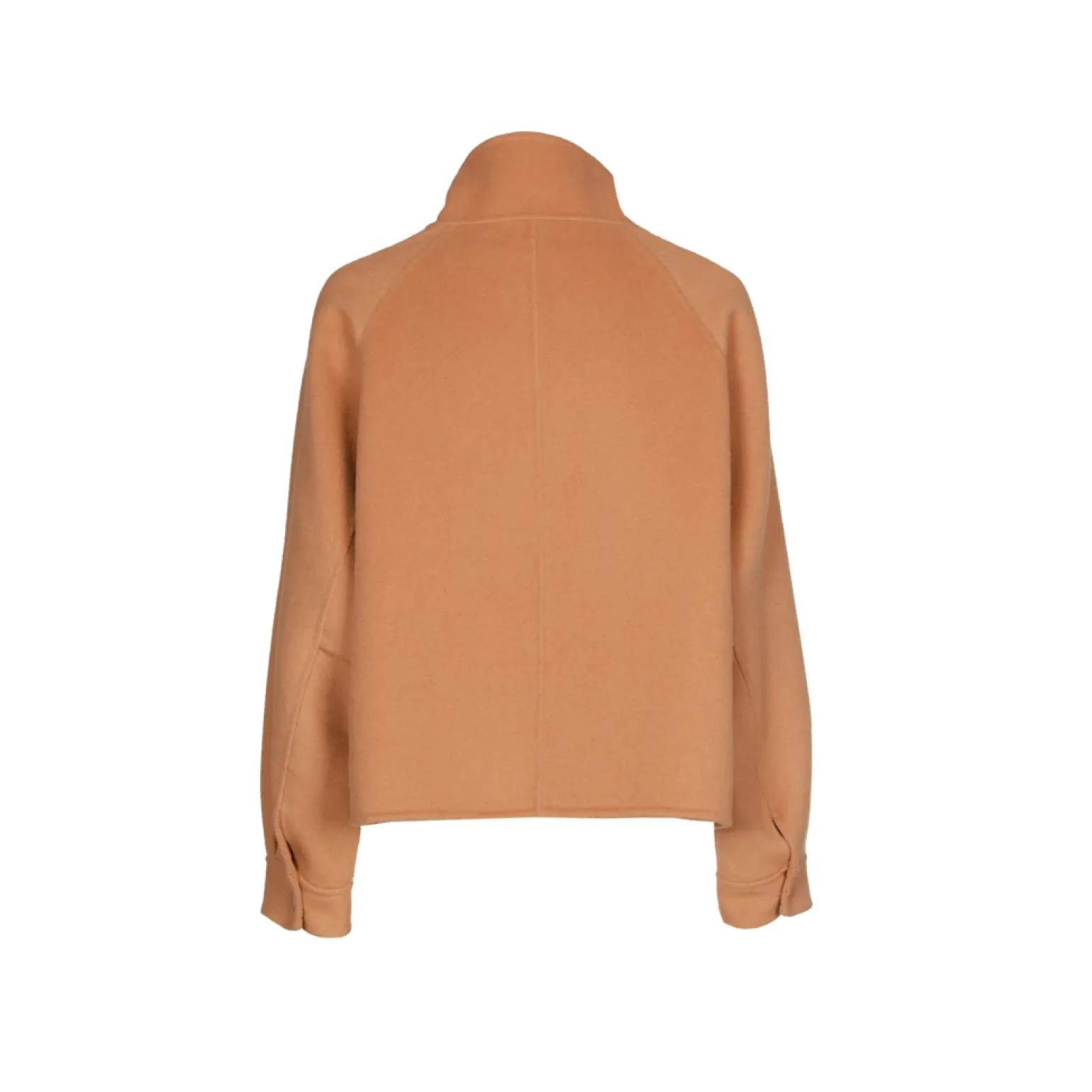 Cropped jas met opstaande kraag