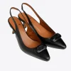 Elegante lederen hakken