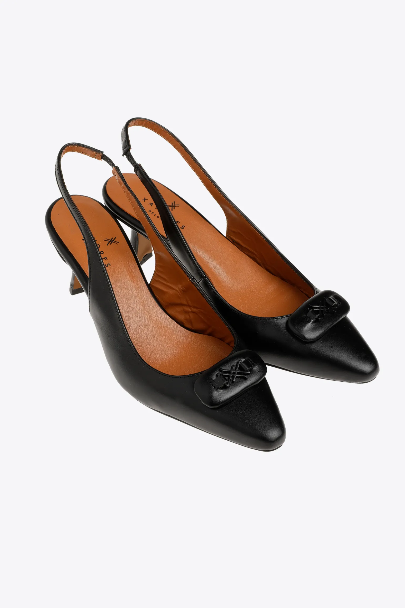 Elegante lederen hakken