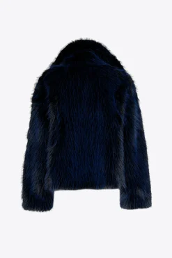 Faux fur jas