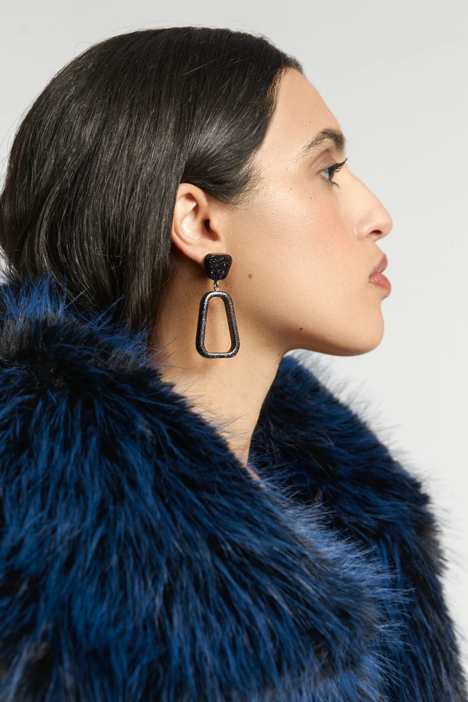 Faux fur jas