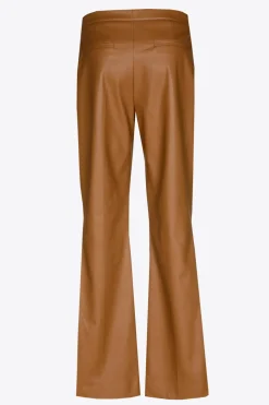 Faux leather broek