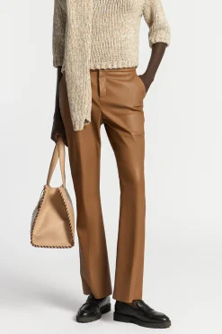 Faux leather broek