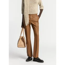 Faux leather broek